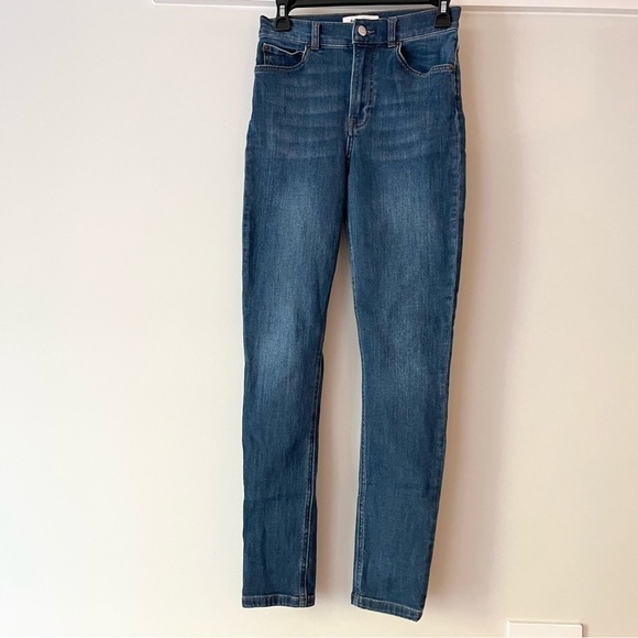 Reformation Harper High Rise Skinny Jeans Neris Wash women’s size 25 - Picture 2 of 7